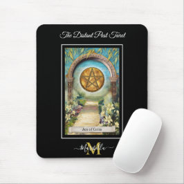 Alfombrilla De Ratón Mazo de Tarot del Pasado Distante As de Monograma 