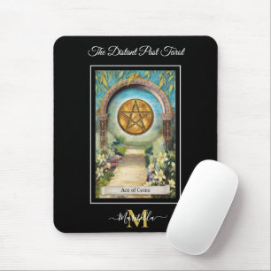 Alfombrilla De Ratón Mazo de Tarot del Pasado Distante As de Monograma 