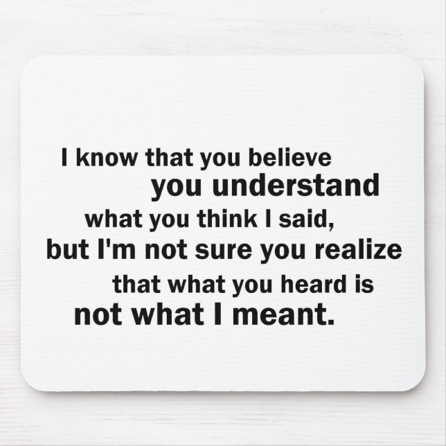 Alfombrilla De Ratón McCloskey en la comprensión (Frente)