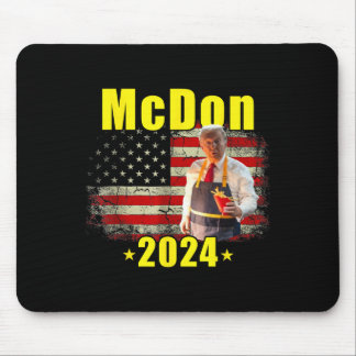 Alfombrilla De Ratón Mcdon Divertido Donald Trump Patatas Fritas Cocina
