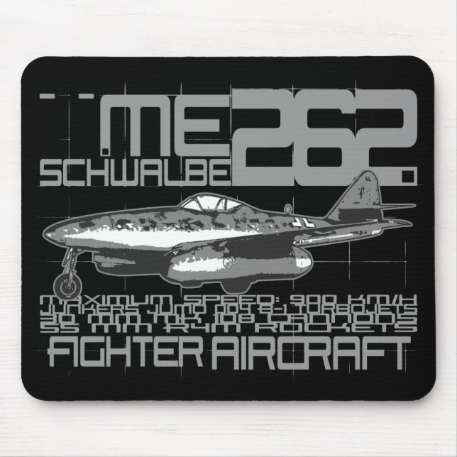 Alfombrilla De Ratón Me 262 Schwalbe (Frente)