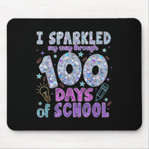 Alfombrilla De Ratón Me Caminé A Lo Largo De 100 Días En La Escuela 100