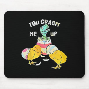 Alfombrilla De Ratón Me Crack Con Dino Egg Funny Easter
