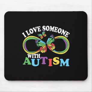 Alfombrilla De Ratón Me Encanta Alguien Con Autismo Conciencia De La Ma
