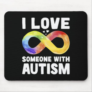 Alfombrilla De Ratón Me Encanta Alguien Con Autismo Concienciación Sobr