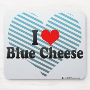 Alfombrilla De Ratón Me encanta el queso azul