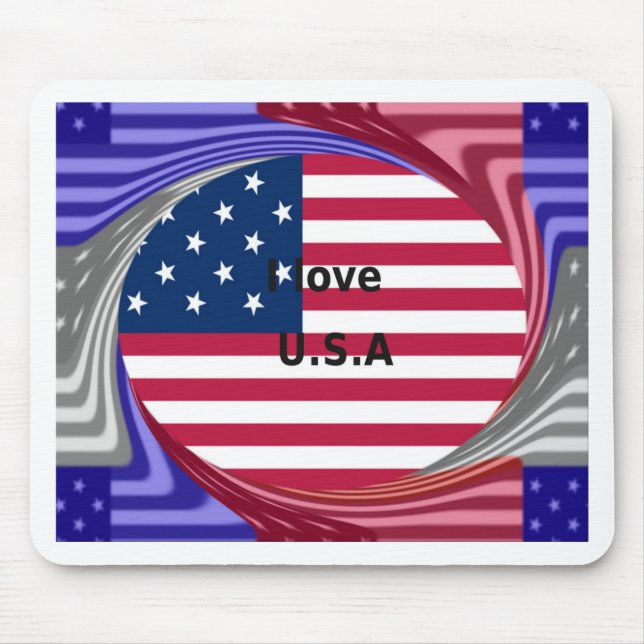 ALFOMBRILLA DE RATÓN ME ENCANTA ESTADOS UNIDOS (Frente)