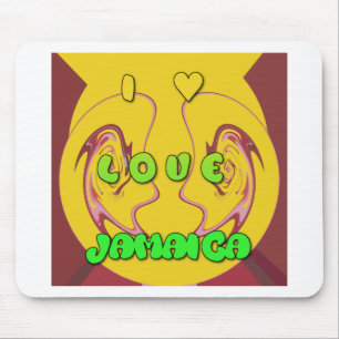 Alfombrilla De Ratón Me encanta Jamaica.png