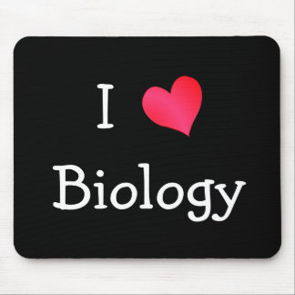 Alfombrilla De Ratón Me encanta la biología