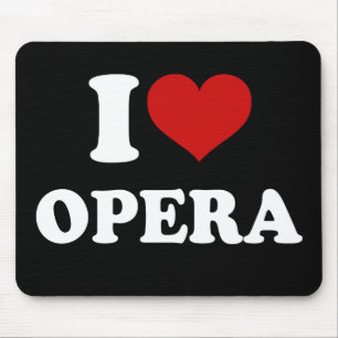 Alfombrilla De Ratón Me encanta la ópera