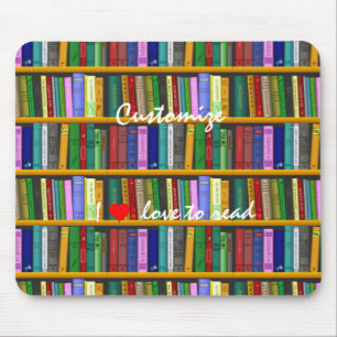 Alfombrilla De Ratón Me encanta leer Books Thunder_Cove