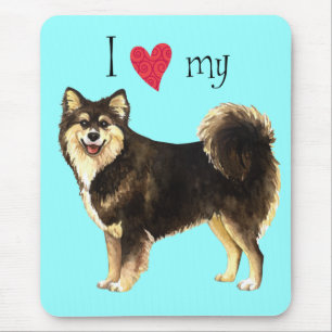 Alfombrilla De Ratón Me encanta mi Lapphund finlandesa