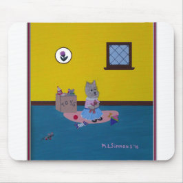 Alfombrilla De Ratón Me encanta mi oso de peluche Cairn Mousepad