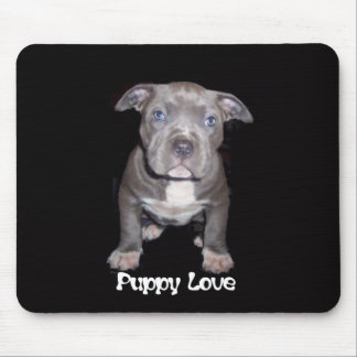 Alfombrilla De Ratón Me encanta mi pitbullad Mousepad
