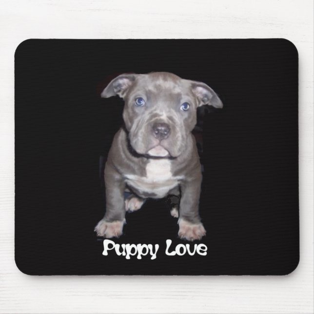 Alfombrilla De Ratón Me encanta mi pitbullad Mousepad (Frente)