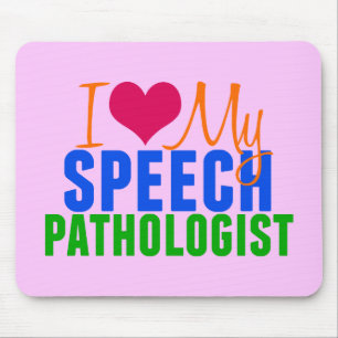 Alfombrilla De Ratón Me encanta mi SLP (rosa)