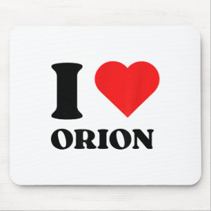 Alfombrilla De Ratón Me encanta Orion I Heart Orion Name Y2k Día de San