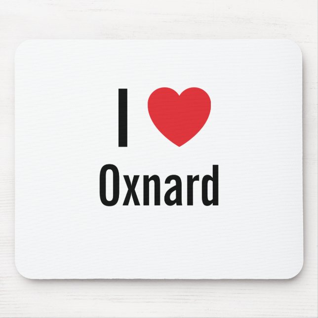 Alfombrilla De Ratón Me encanta Oxnard (Frente)