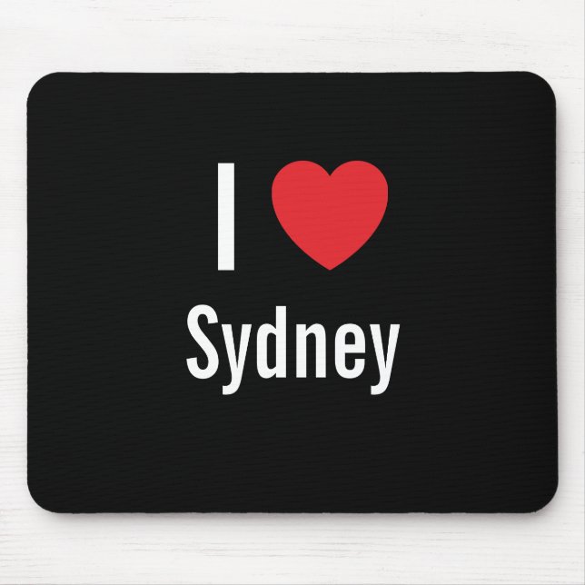 Alfombrilla De Ratón Me encanta Sydney (Frente)