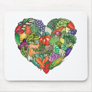 Alfombrilla De Ratón Me encantan las verduras