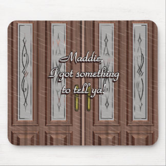 Alfombrilla De Ratón Me Encantan Los Golpes En El Mousepad De Puerta De