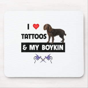 Alfombrilla De Ratón Me Encantan Los Tatuajes Y Mi Boykin Spaniel Tatto
