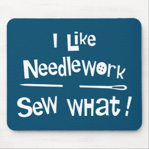 Alfombrilla De Ratón Me Gusta El Needlework