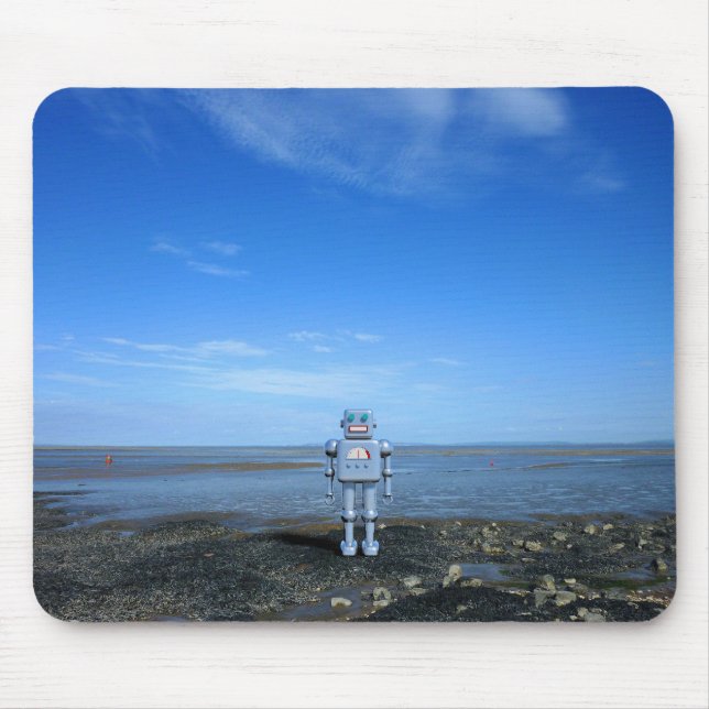 Alfombrilla De Ratón Me gusta estar al lado de la playa (Frente)