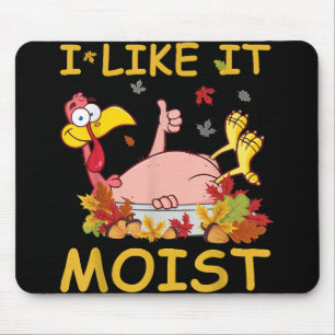 Alfombrilla De Ratón Me Gusta La Cena De Thanksgiv Que Es Más Graciosa