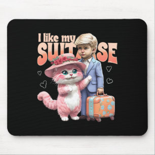 Alfombrilla De Ratón Me Gusta Mi Vídeo En Sootcase De Donald Trump Winn