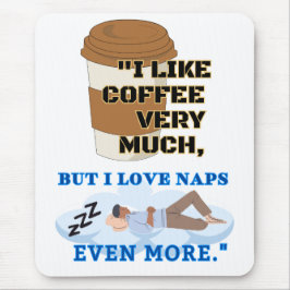 ALFOMBRILLA DE RATÓN ME GUSTA MUCHO EL CAFÉ