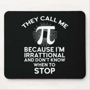 Alfombrilla De Ratón Me Llaman Pi Funny Math Geek Teacher 3.14 Pi Da