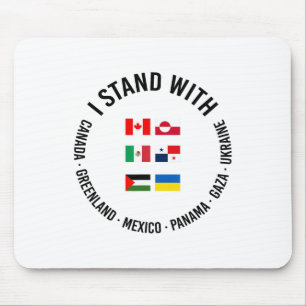 Alfombrilla De Ratón Me mantengo con Canadá Groenlandia México Panamá G