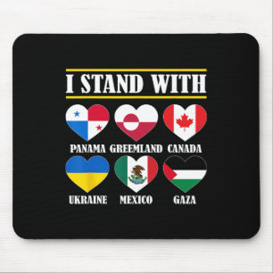 Alfombrilla De Ratón Me mantengo con Canadá Groenlandia México Panamá G
