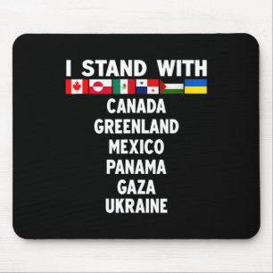 Alfombrilla De Ratón Me mantengo con Canadá Groenlandia México Panamá G