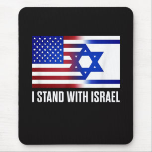Alfombrilla De Ratón Me mantengo con Israel Patriota