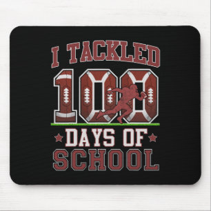 Alfombrilla De Ratón Me Ocupé De 100 Días De Fútbol Escolar 100 Días Ki