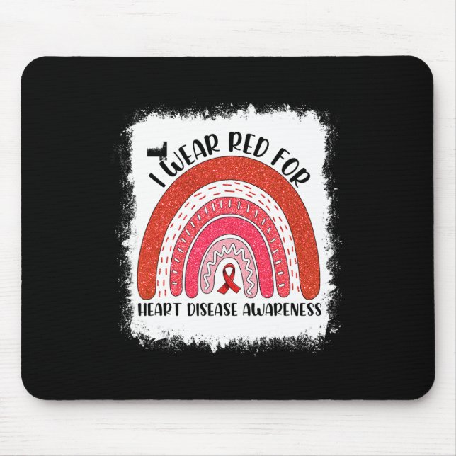 Alfombrilla De Ratón Me Pongo Rojo Para Concienciar Sobre Las Enfermeda (Frente)