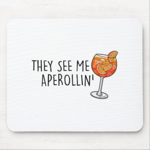 Alfombrilla De Ratón Me ven Aperollin 'X New Holy Aperoli Club Edi
