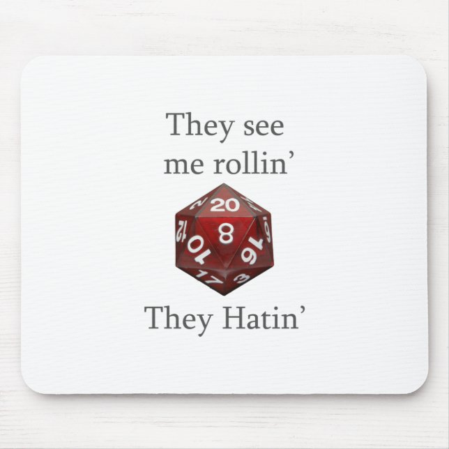 Alfombrilla De Ratón Me ven engranaje del rollin (Frente)