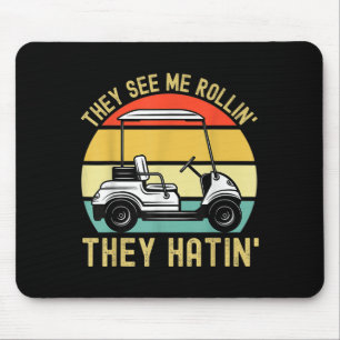 Alfombrilla De Ratón Me Ven Rollin, Ellos Odian El Meme Del Carro De Go