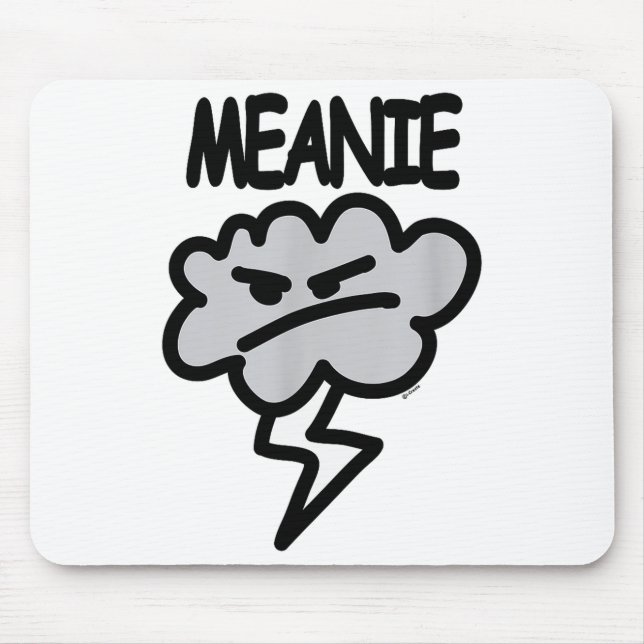 Alfombrilla De Ratón Meanie Cloud Lightning Funny  (Frente)