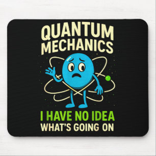 Alfombrilla De Ratón Mecánica Cuántica Ciencia Divertida, Humor de Físi
