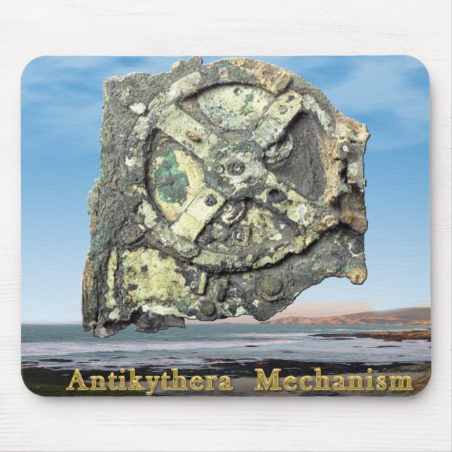 Alfombrilla De Ratón Mecanismo Antikitera Mousepad (Frente)