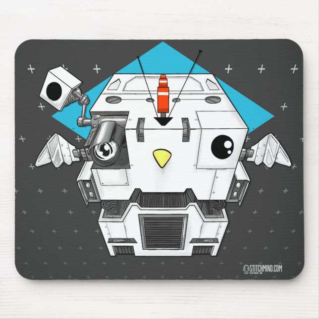 Alfombrilla De Ratón Mecha Cockblock Mousepad (Frente)