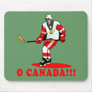 Alfombrilla De Ratón Medalla de oro del hockey de O Canadá