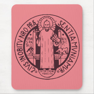 Alfombrilla De Ratón Medalla de San Benito