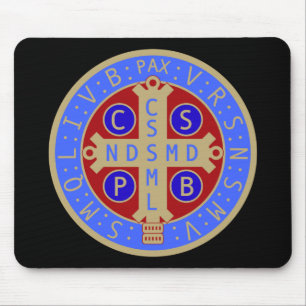 Alfombrilla De Ratón Medalla de St. Benedicto Mousepad