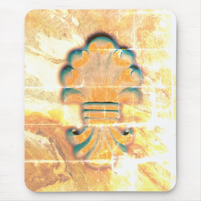 Alfombrilla De Ratón Medallón de estilo italiano vintage (Frente)