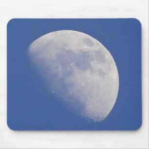 Alfombrilla De Ratón Media luna en cielo azul